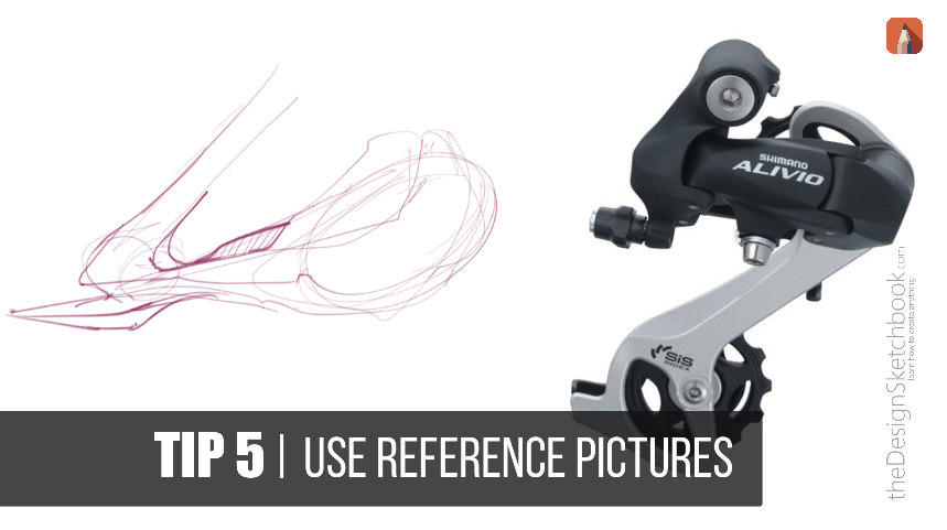 How to draw like a concept artist sketching bike use reference pictures n