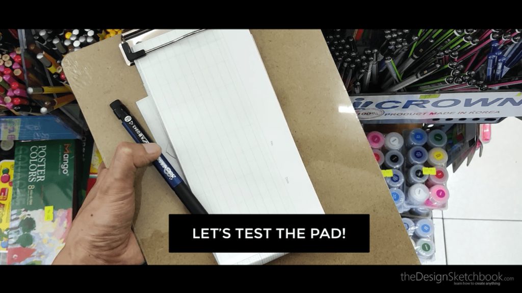 test the pad