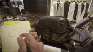 Drawing a bag in Japan