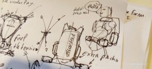 How to draw many ideas with thumbnails: BackPack