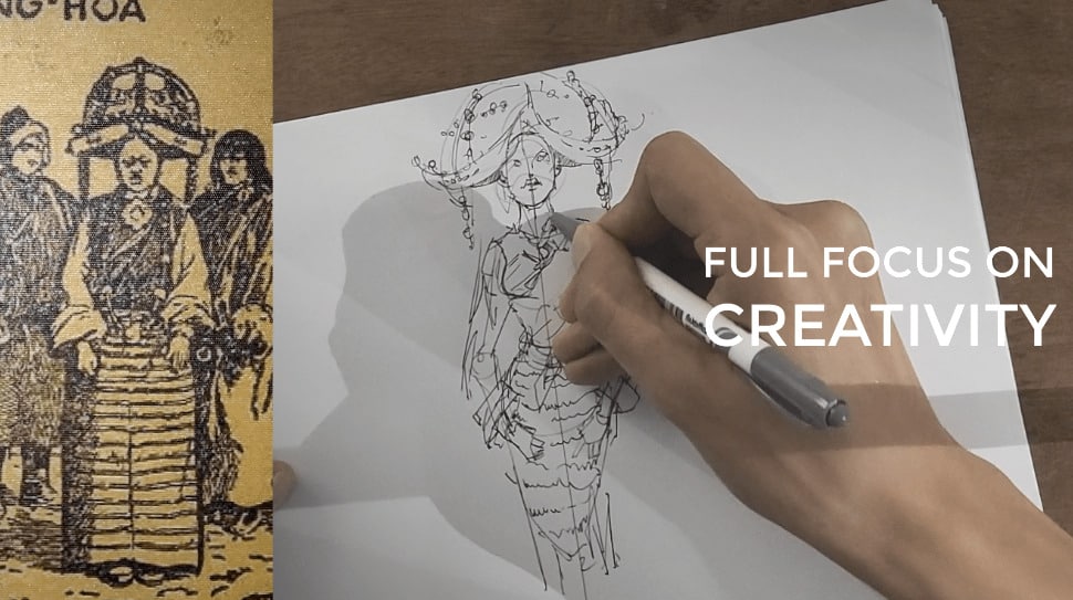 how to draw a feminine body - character design sketching - full focus of creativity