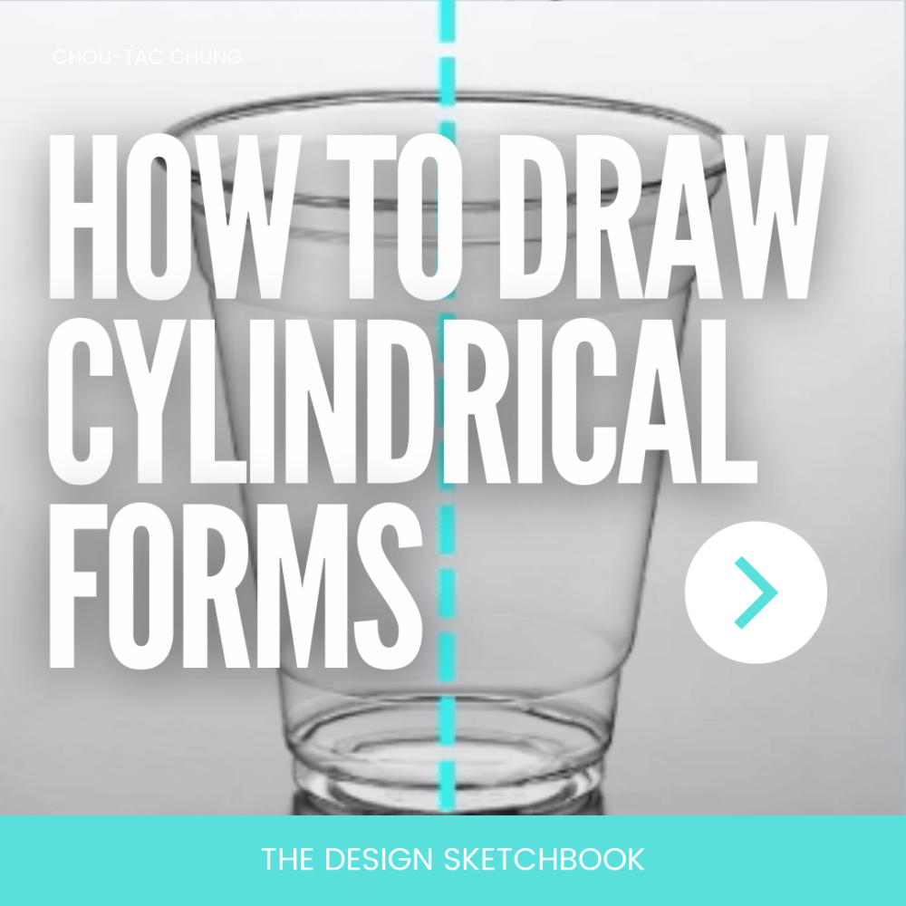 how to draw cylindrical forms