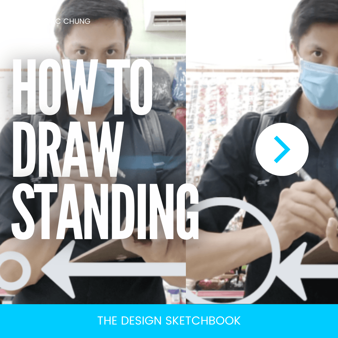 how to draw standing posture