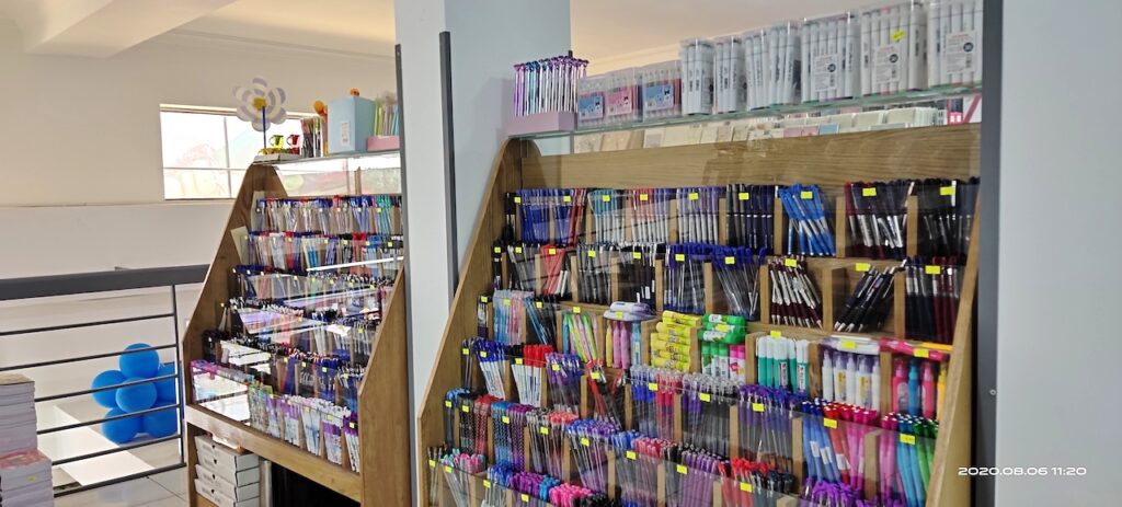 Pen shop to buy ballpoint pen for drawing a