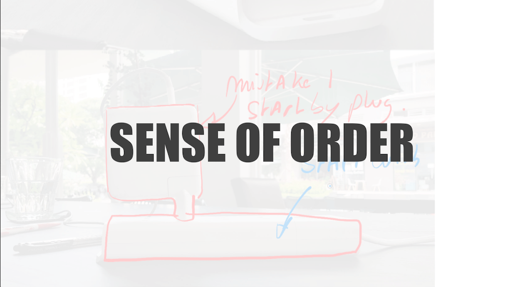 Sense of order