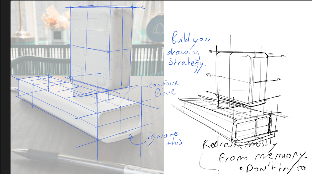 Add contour lines in perspective