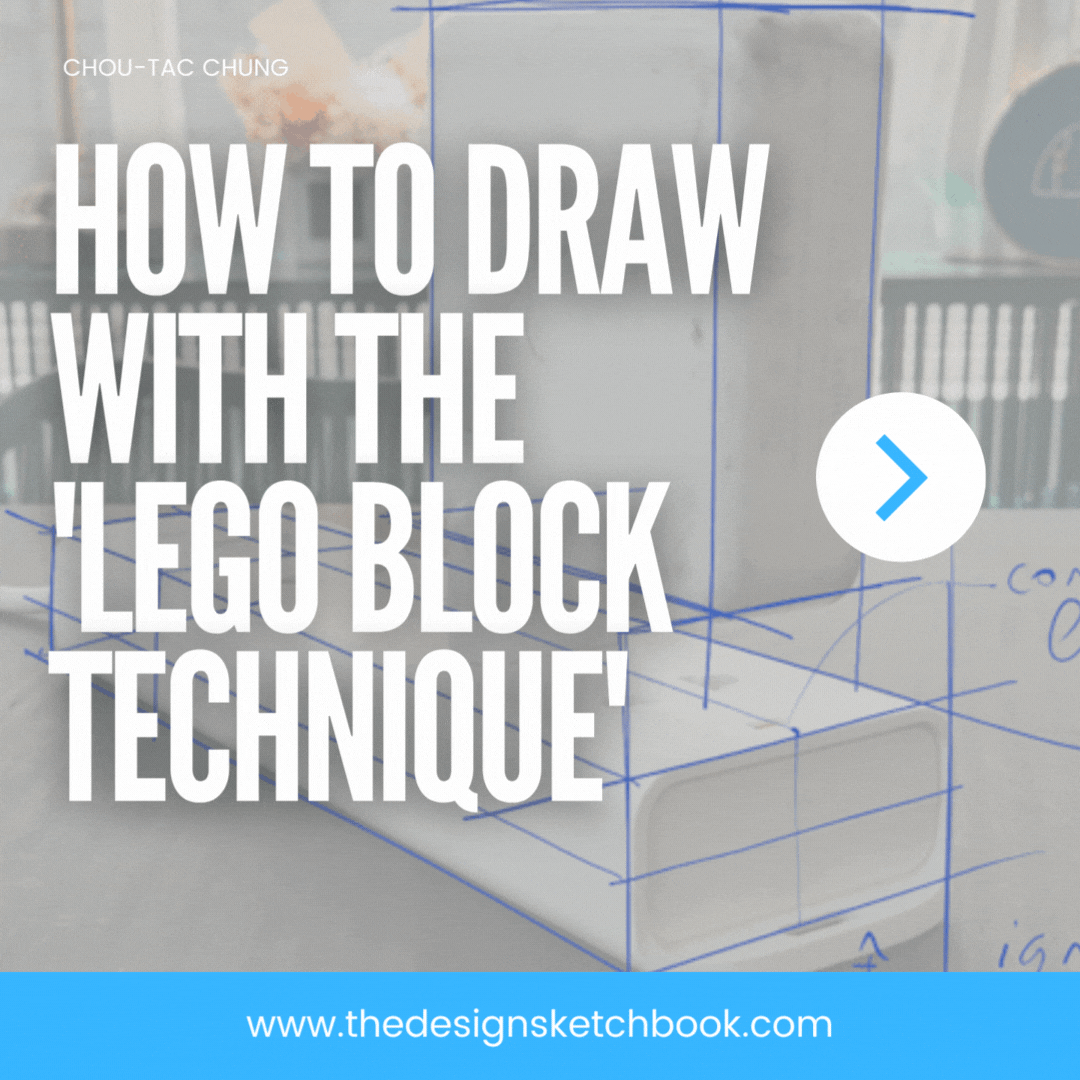 how to draw an apple plug with the lego block technique