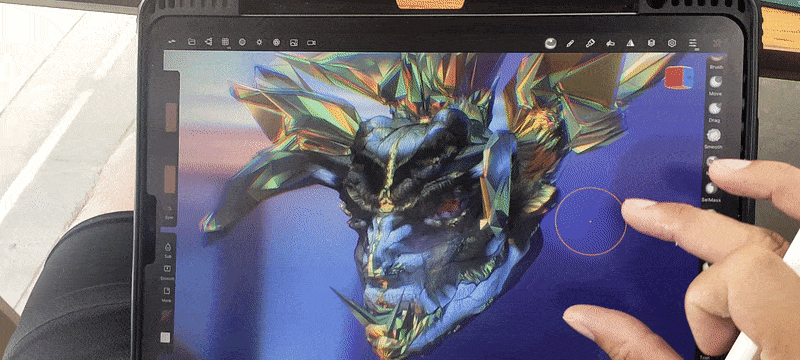 Nomad Sculpt apps for artists and designers