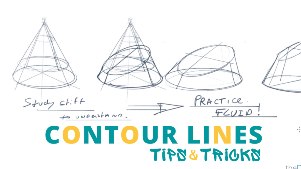 How to draw Contour Lines easily | Tips & Tricks