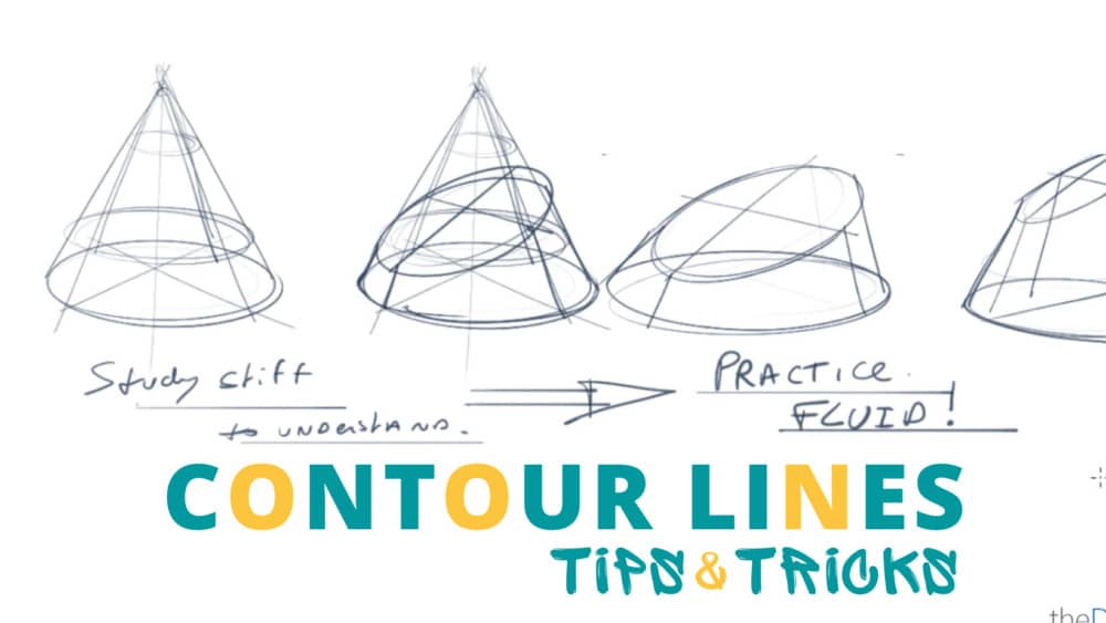 Drawing with Contour lines Tips and Tricks