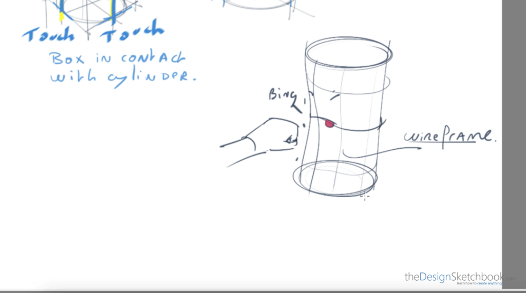 Contour lines wireframe