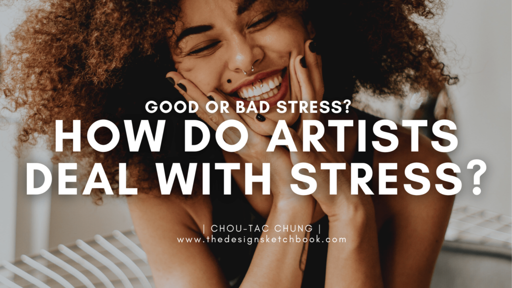How do artists deal with stress?