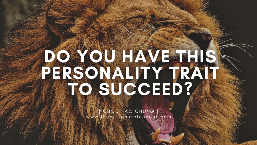 designer personality trait courage