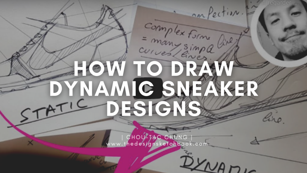 how to draw dynamic sneaker design tutorial video