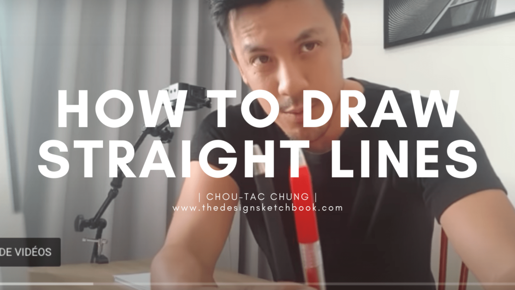 How to draw straight lines freehand