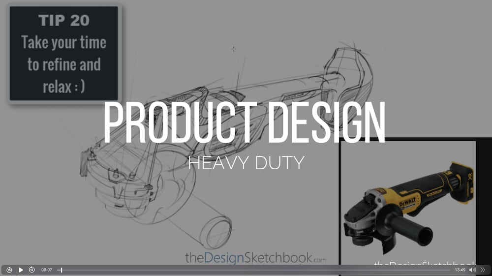 Product design sketching