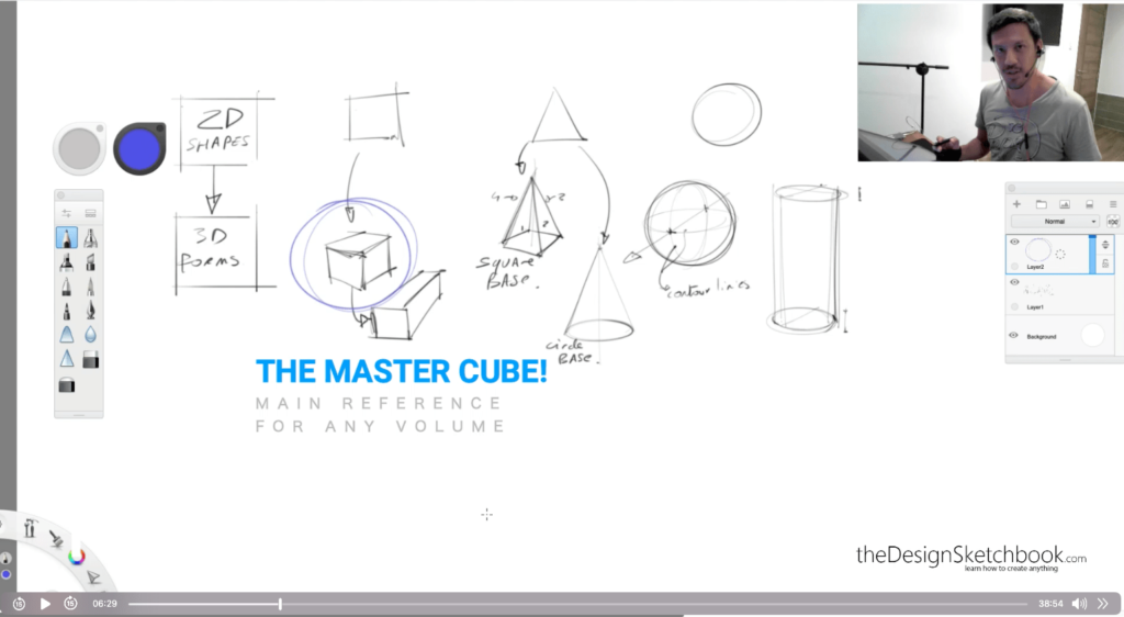 06:29 The Master cube is the root of any form!