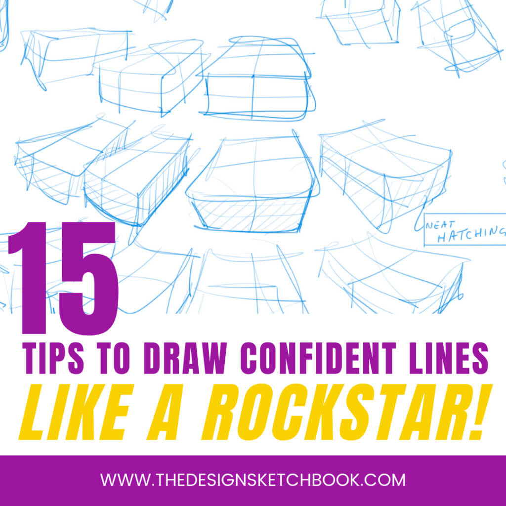 15 tips to draw confident lines