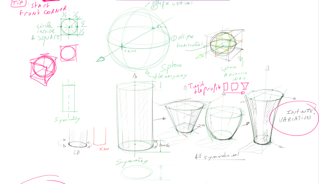 3- How to draw a cylinder