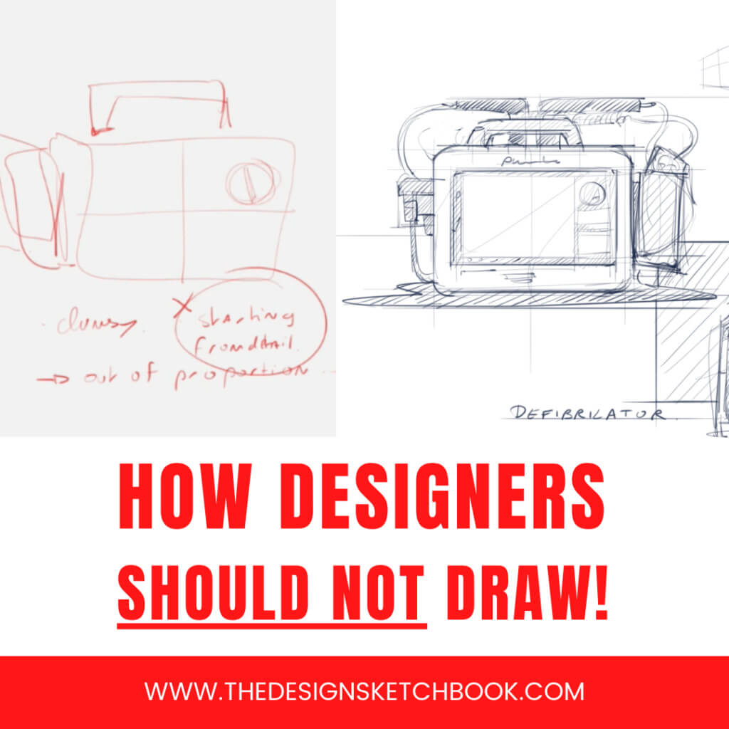 the artist technique designers should not draw - start design sketching