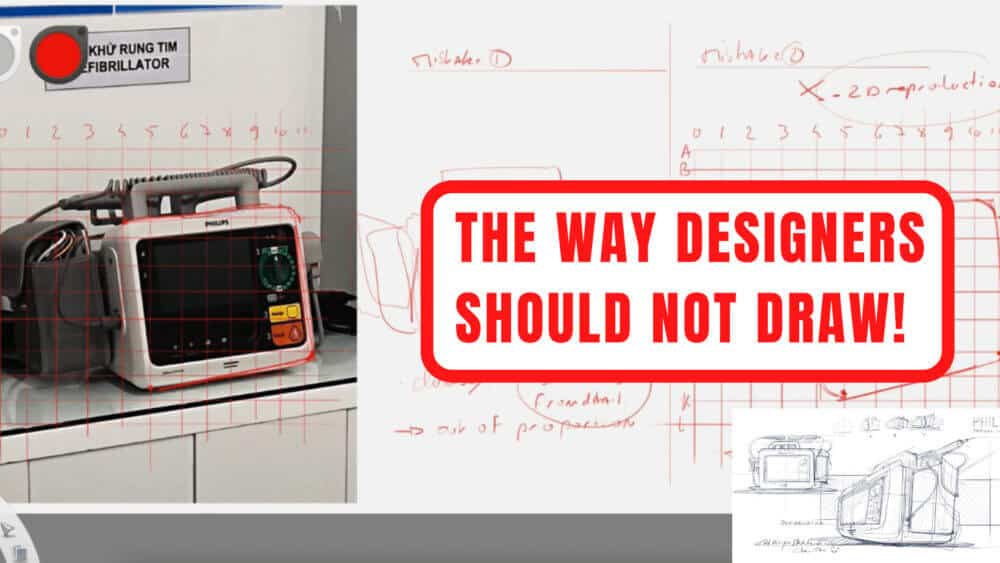 designer drawing mistake