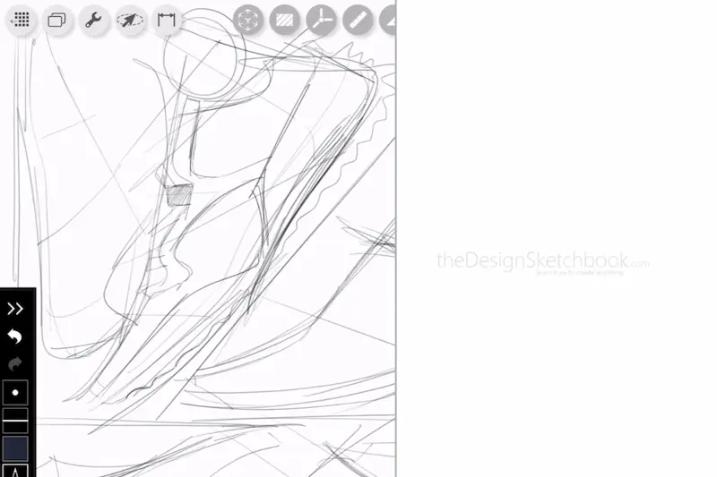 Then you can draw your shoe design on top with confidence and good proportion.