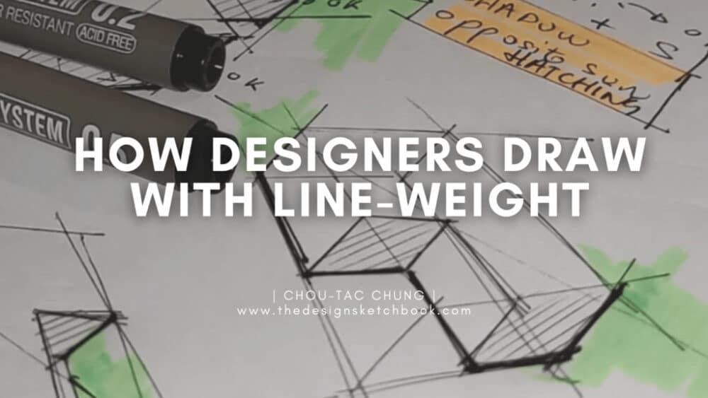 How Designers draw with Line Weight - Tutorial