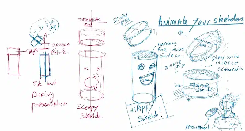 A Animate your sketches to draw better sketches