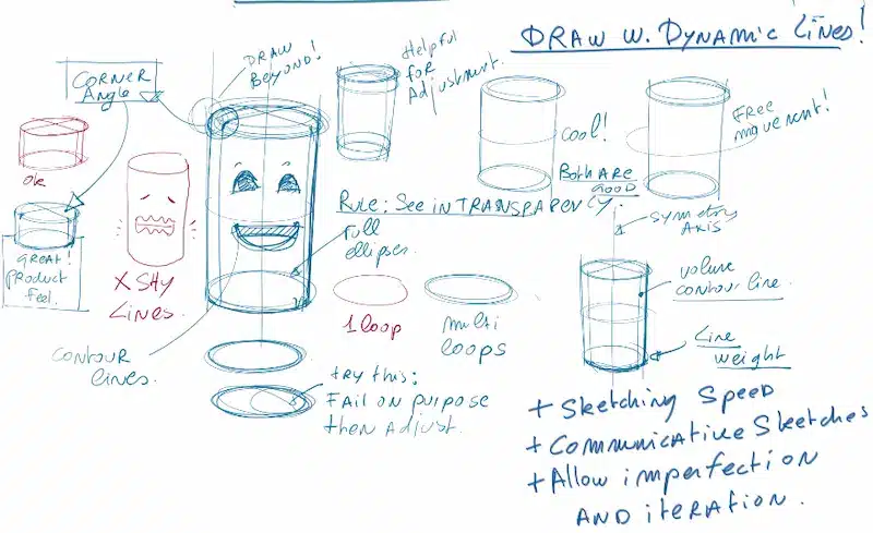 B Draw with dynamic lines