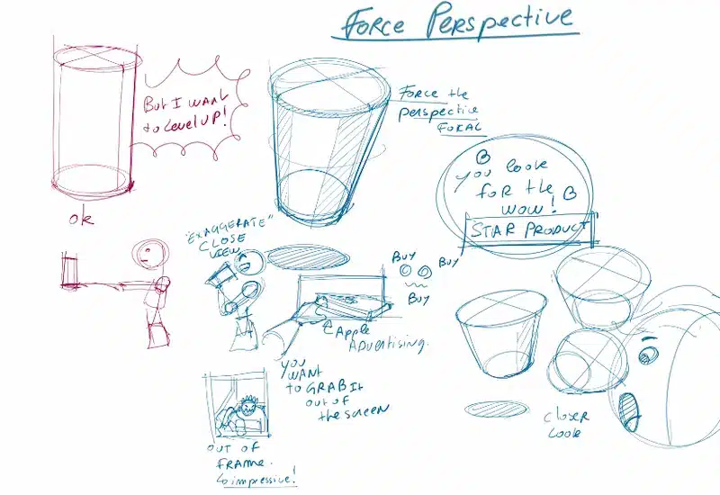 F Draw better sketches with a force perspective