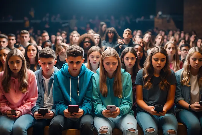 Social Media indoctrination of Teenagers with no more passion