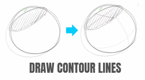 Draw contour lines on your sphere