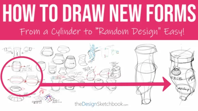 Draw random forms with base cylinder