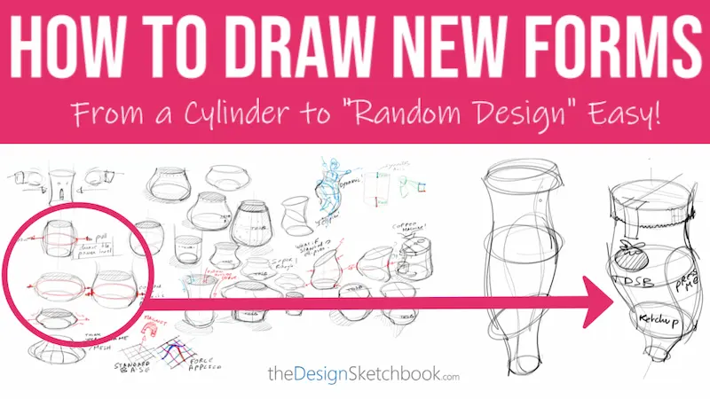 Draw random forms with base cylinder
