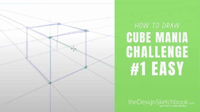 STEP 1 | CUBES IN PERSPECTIVE Drawing Challenge