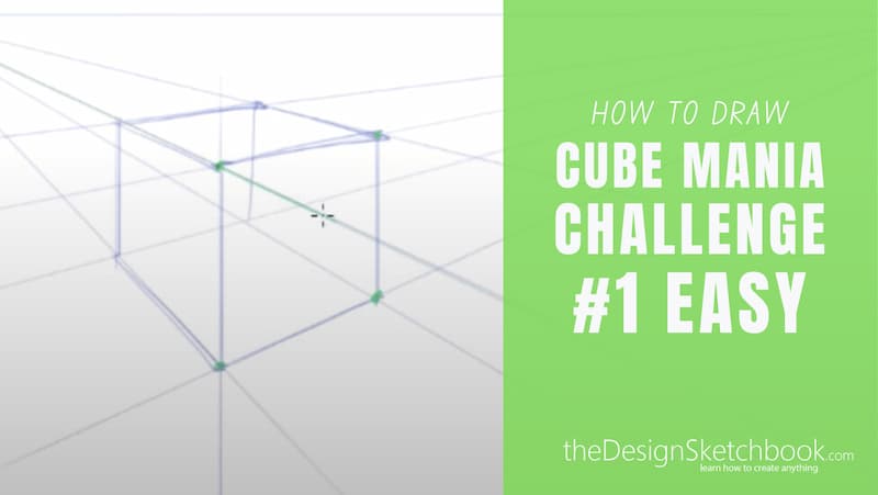 STEP 1 | CUBES IN PERSPECTIVE Drawing Challenge