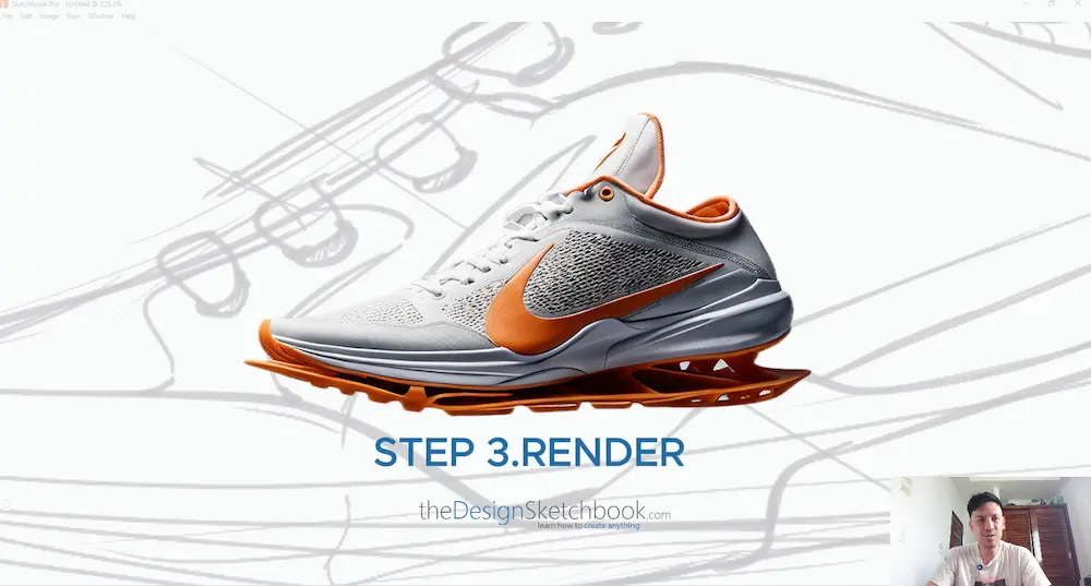 Use Newarc.ai to render your custom shoe easily