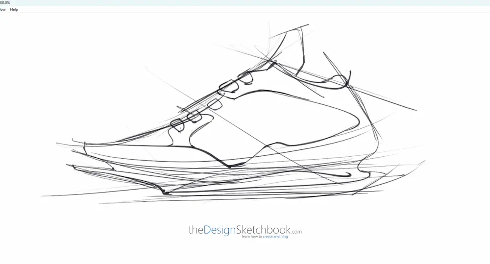 After general forms, draw the details like the lace