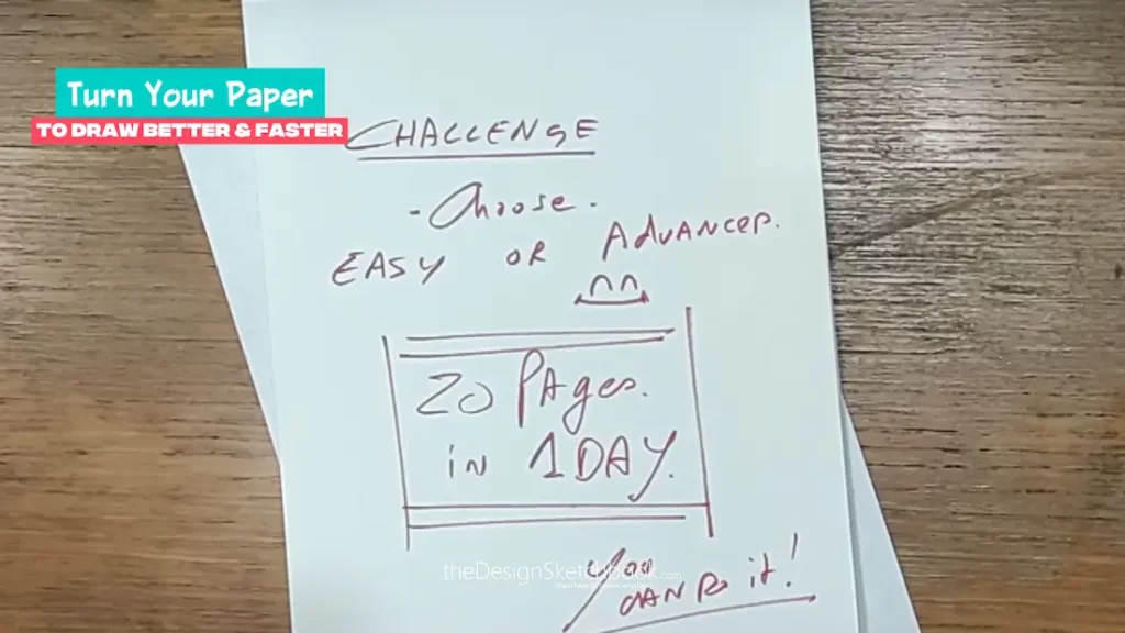 Draw and Fill 20 Pages of Cylinder Sketches by turning your page constantly