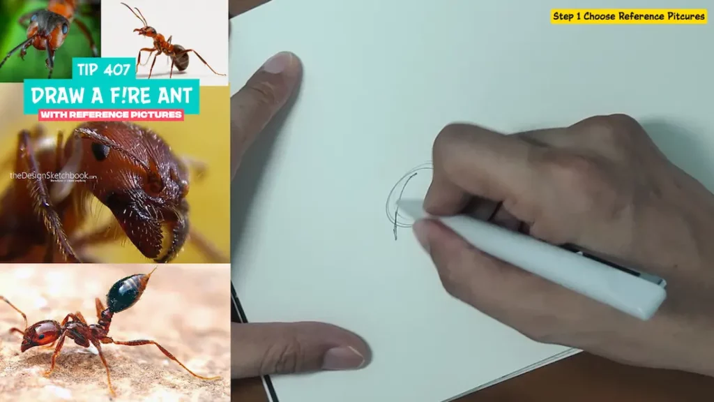 Choose multiple angles of Fire ants' pictures to study