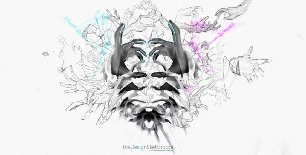 Chou-Tac Chung Hand and Glove Drawings