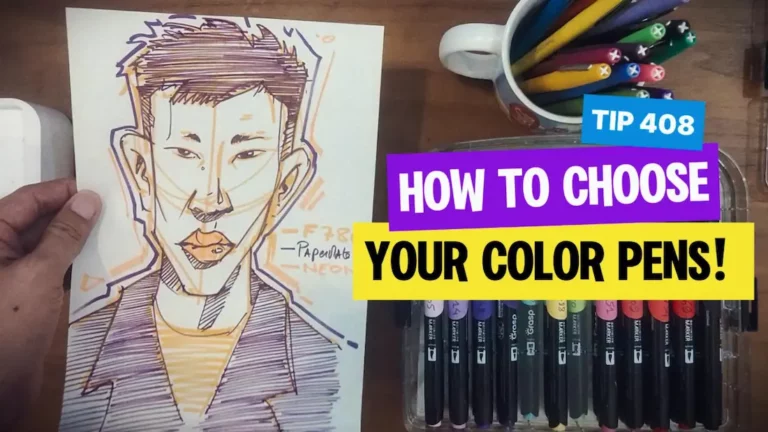TIP 408 How to Choose Your Color Pens Drawing Anything! (Create Vibrant Sketches That Stand Out)