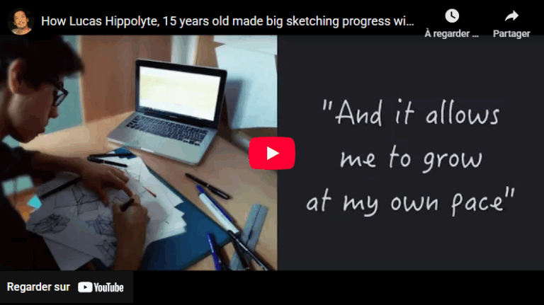 Teen Designer: How Lucas Leveled Up His Industrial Design Sketching