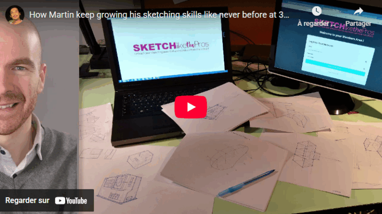 Drawing Course for Adults: How Martin Learned to Sketch at 36 with Sketch Like The Pros